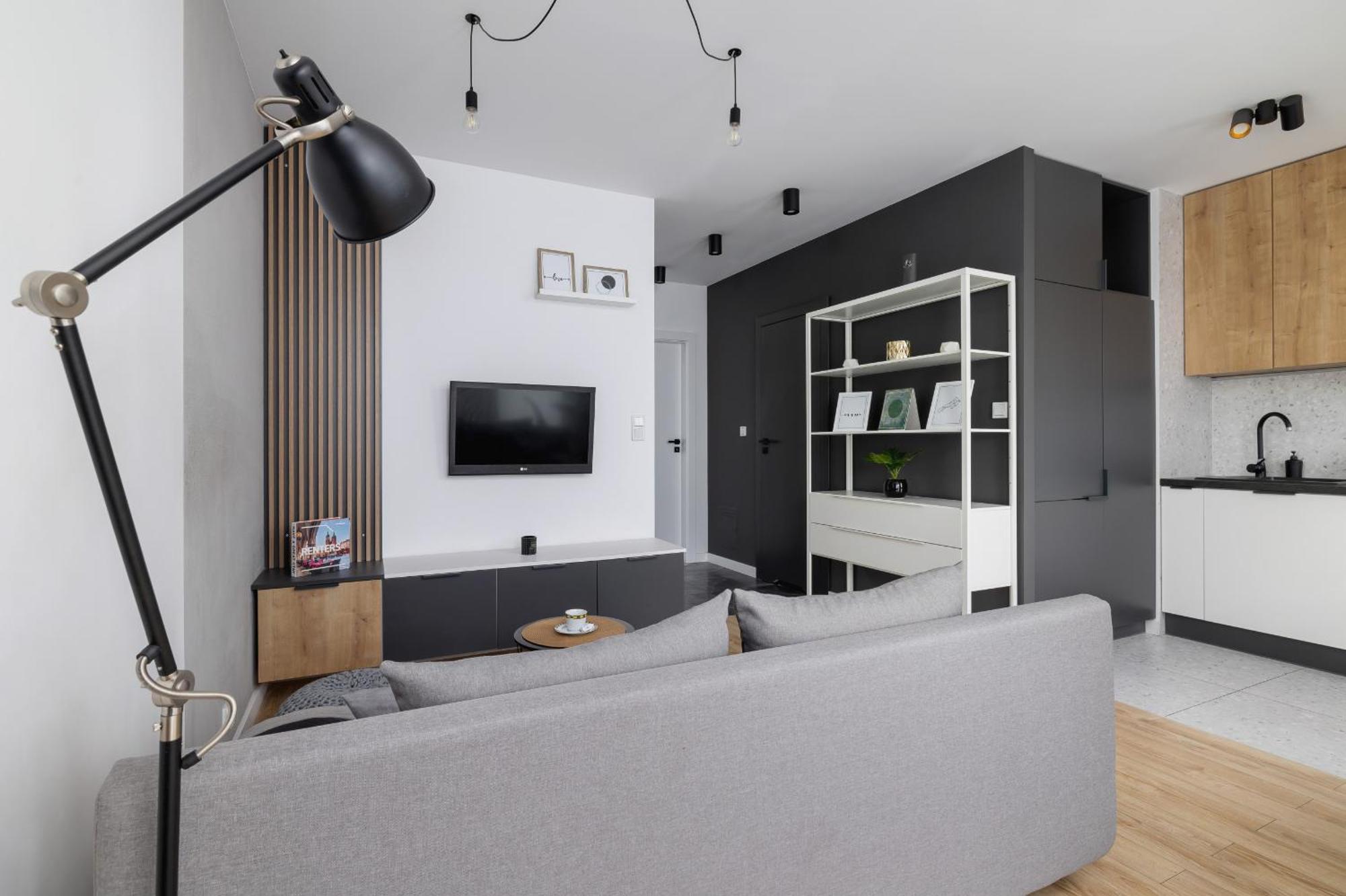 Elegant Apartment In Cracow With Balcony, Parking And Desk By Noclegi Renters Krakov Exteriér fotografie