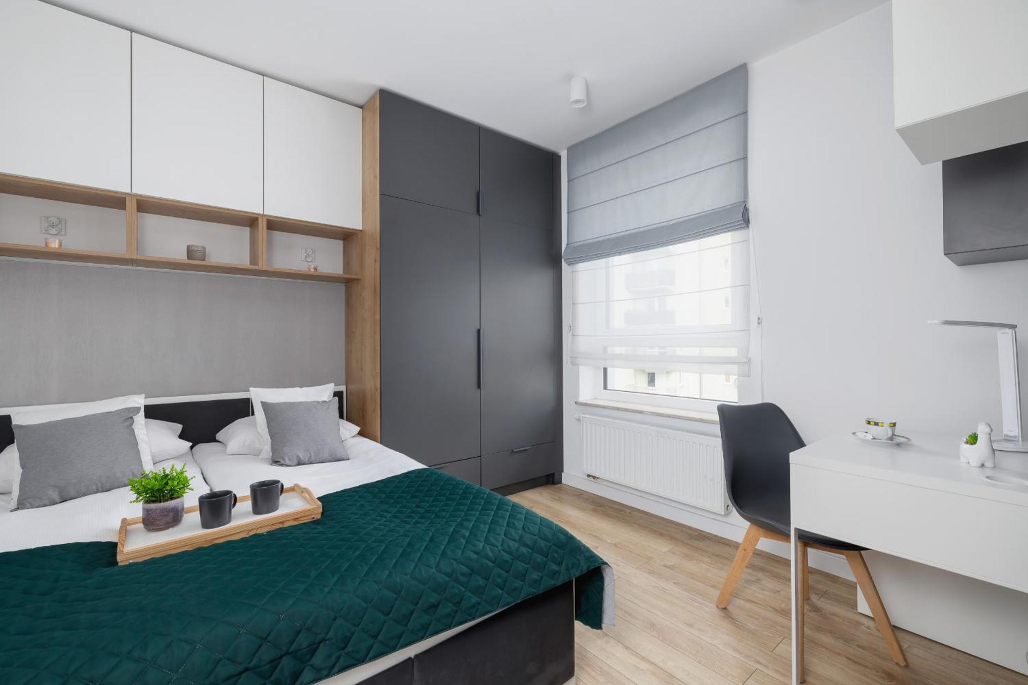 Elegant Apartment In Cracow With Balcony, Parking And Desk By Noclegi Renters Krakov Exteriér fotografie